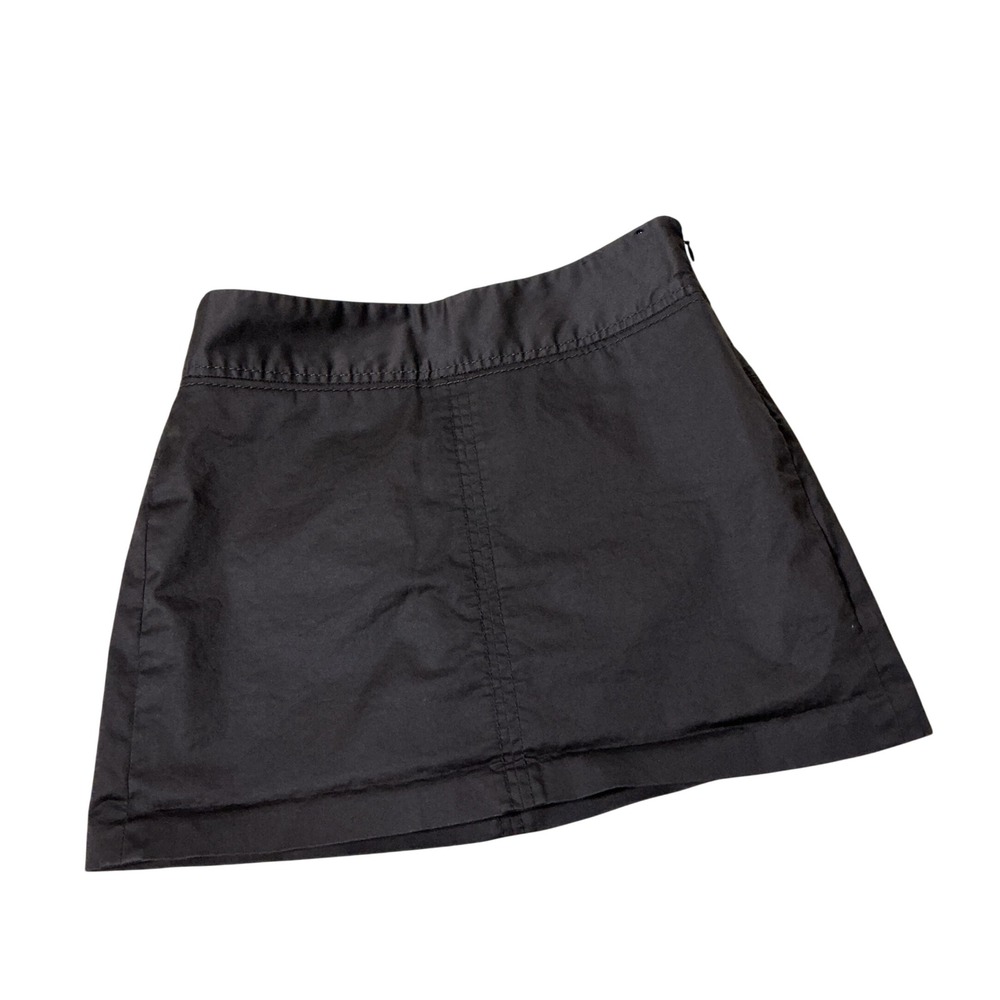 Old Navy Vintage Y2K Low Waist Stretch Micro Mini Skirt Brown Cotton Sz 0 502935